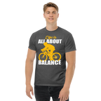 BALANCED LIFE unisex t-shirt - Printoo Shop - - bicycle, t-shirt, unisex, Unisex Classic Tee | Gildan 5000
