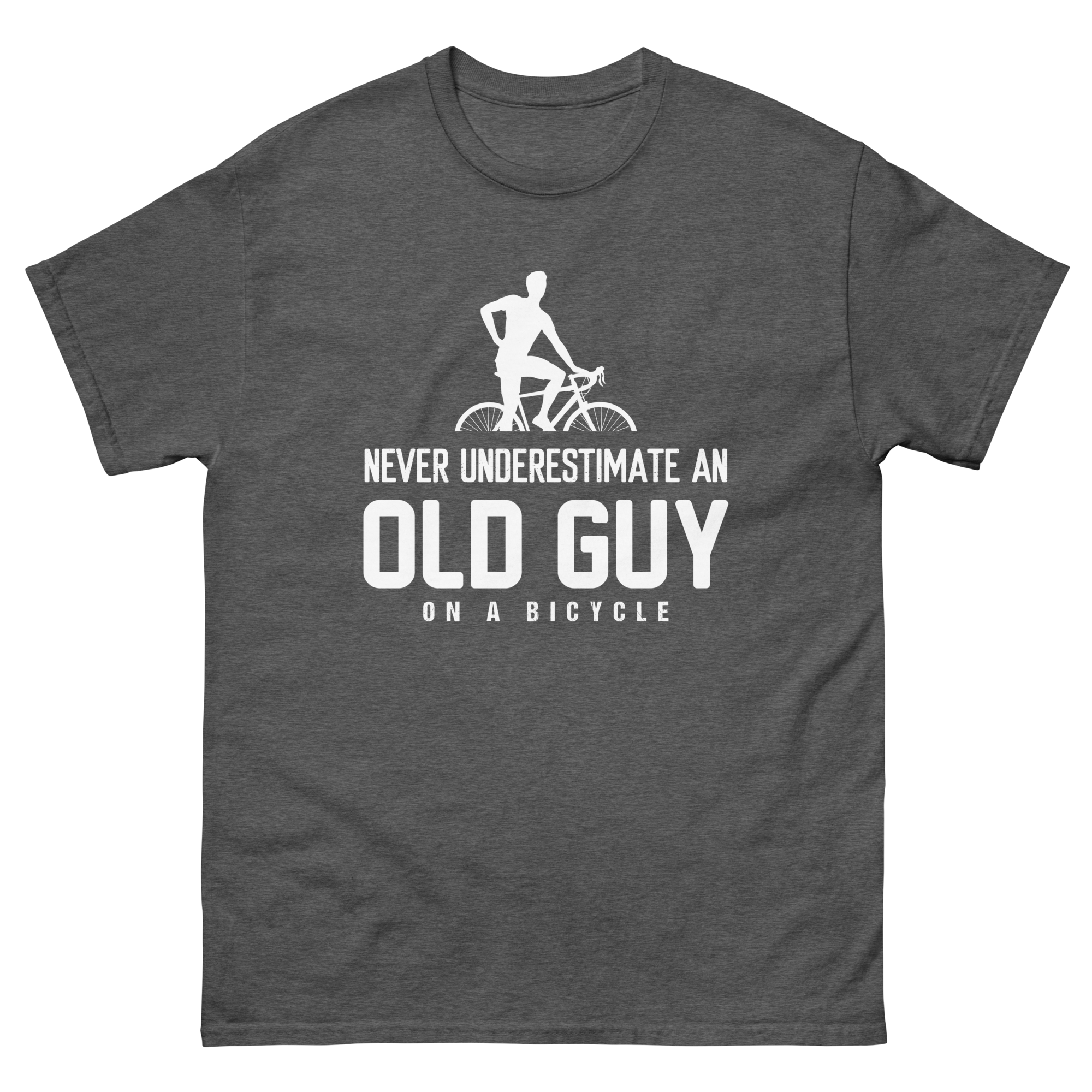 ALTER MANN AUF EINEM FAHRRAD Unisex T-Shirt