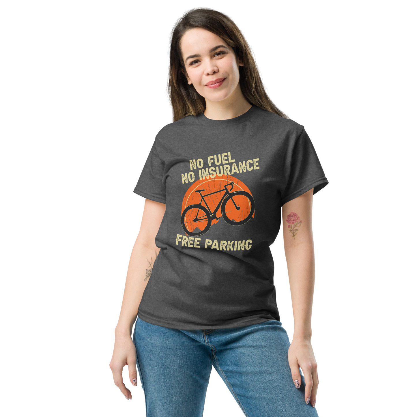 NO FUEL - NO INSURANCE - FREE PARKING unisex t-shirt