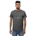 BICYCLE FUN unisex t-shirt - Printoo Shop - - bicycle, t-shirt, unisex, Unisex Classic Tee | Gildan 5000