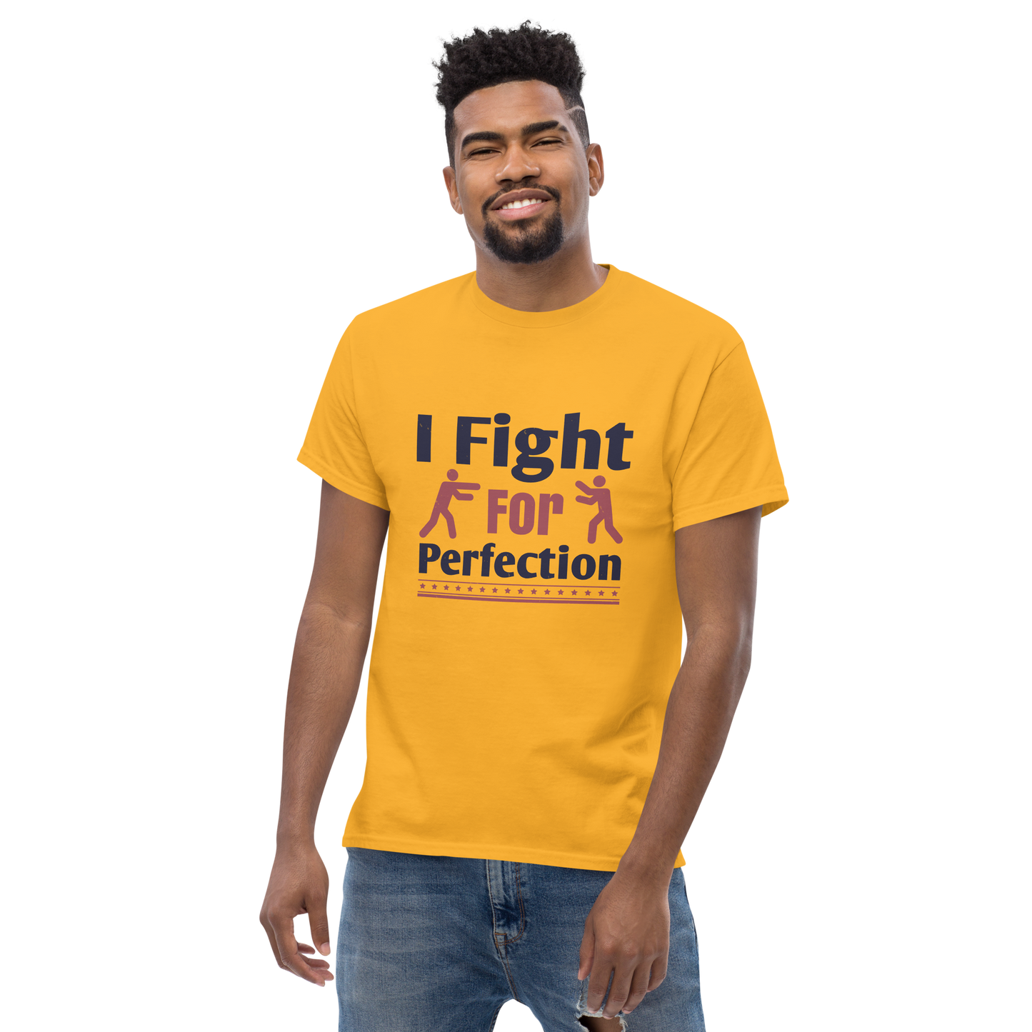 FIGHT FOR PERFECTION unisex boxing t-shirt