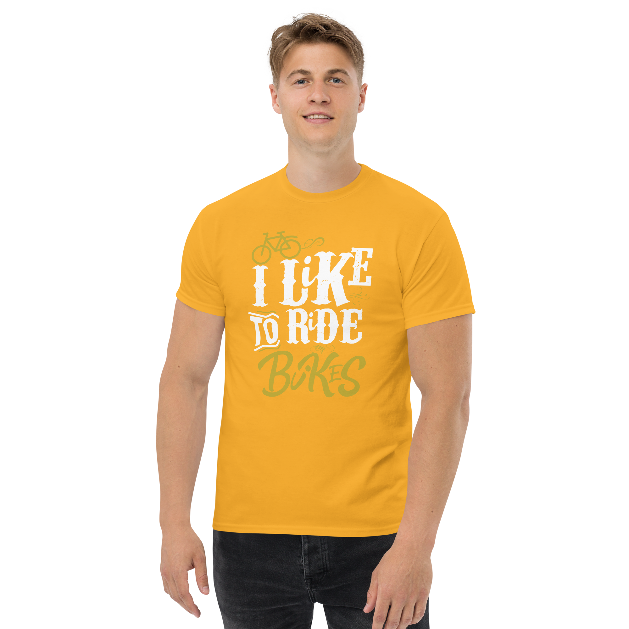 Unisex-T-Shirt „LIKE TO RIDE“