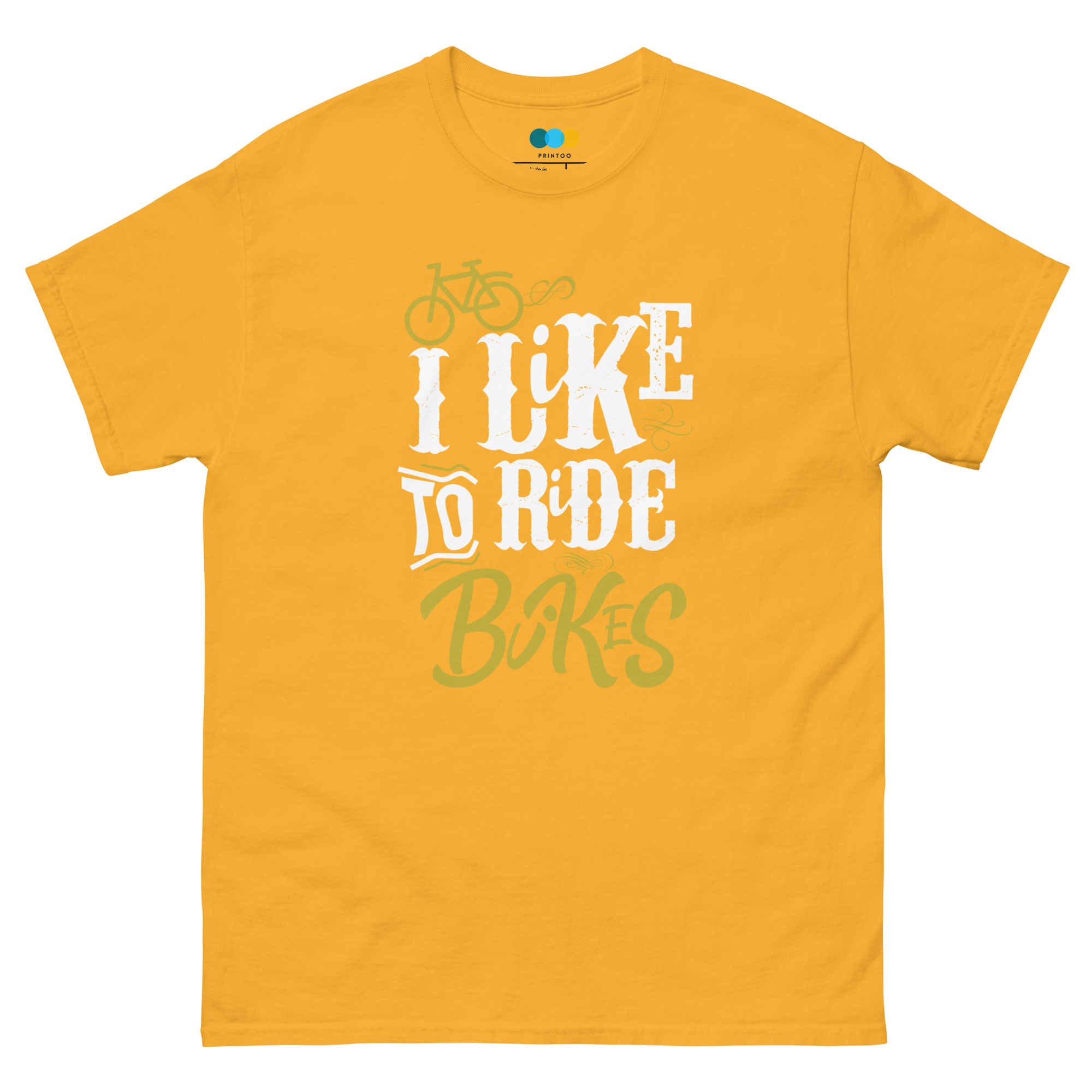 Unisex-T-Shirt „LIKE TO RIDE“