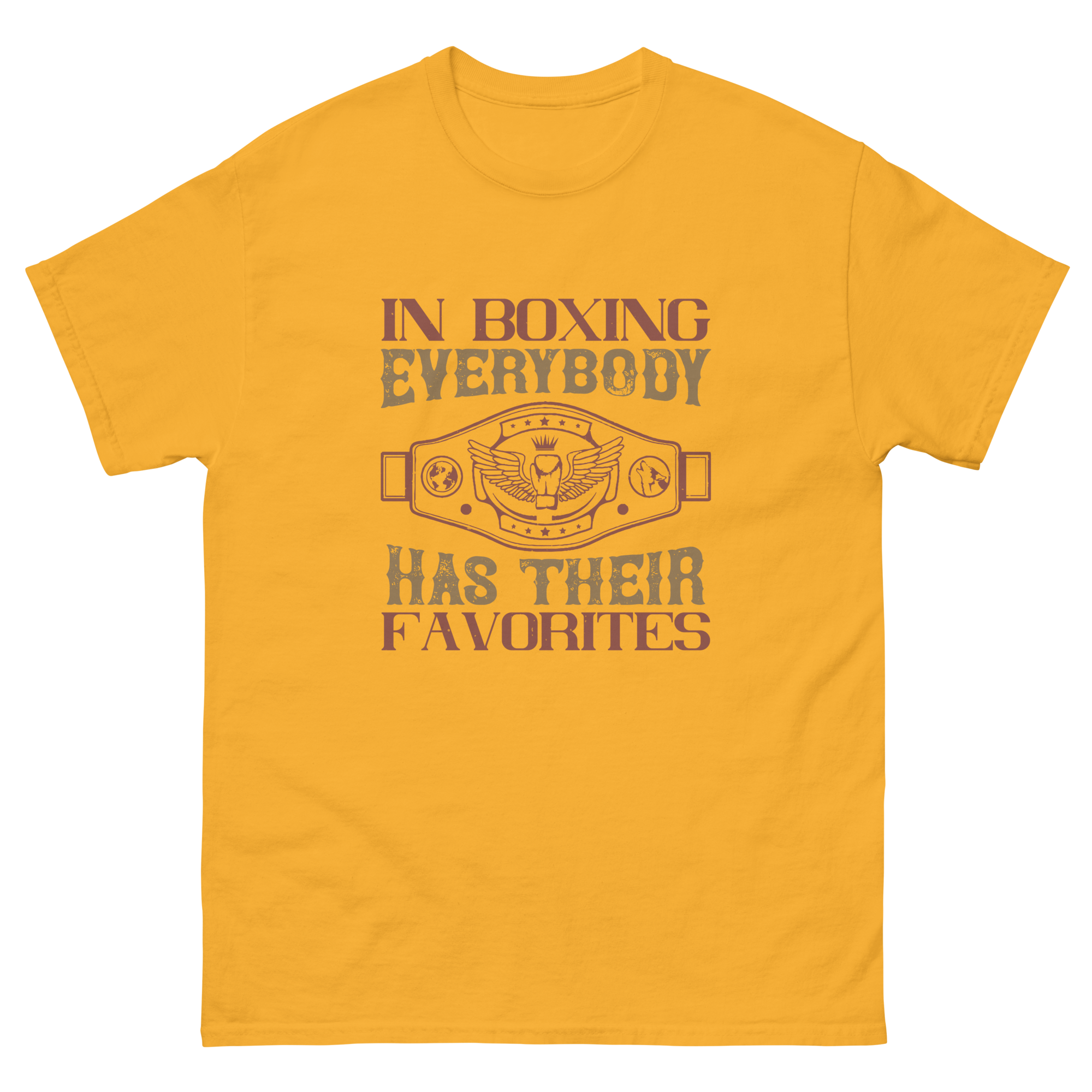 BOXING FAVORITES unisex t-shirt