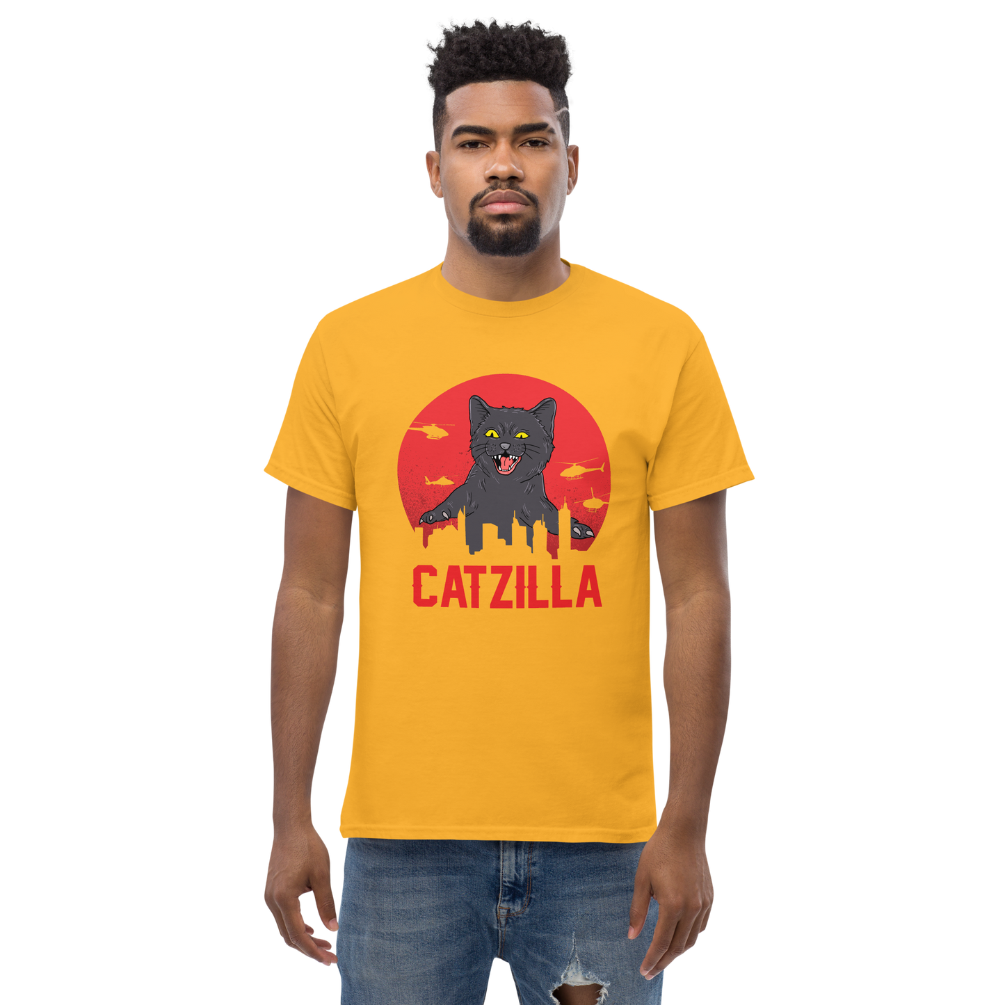 CATZILLA Cat series unisex cotton t-shirt