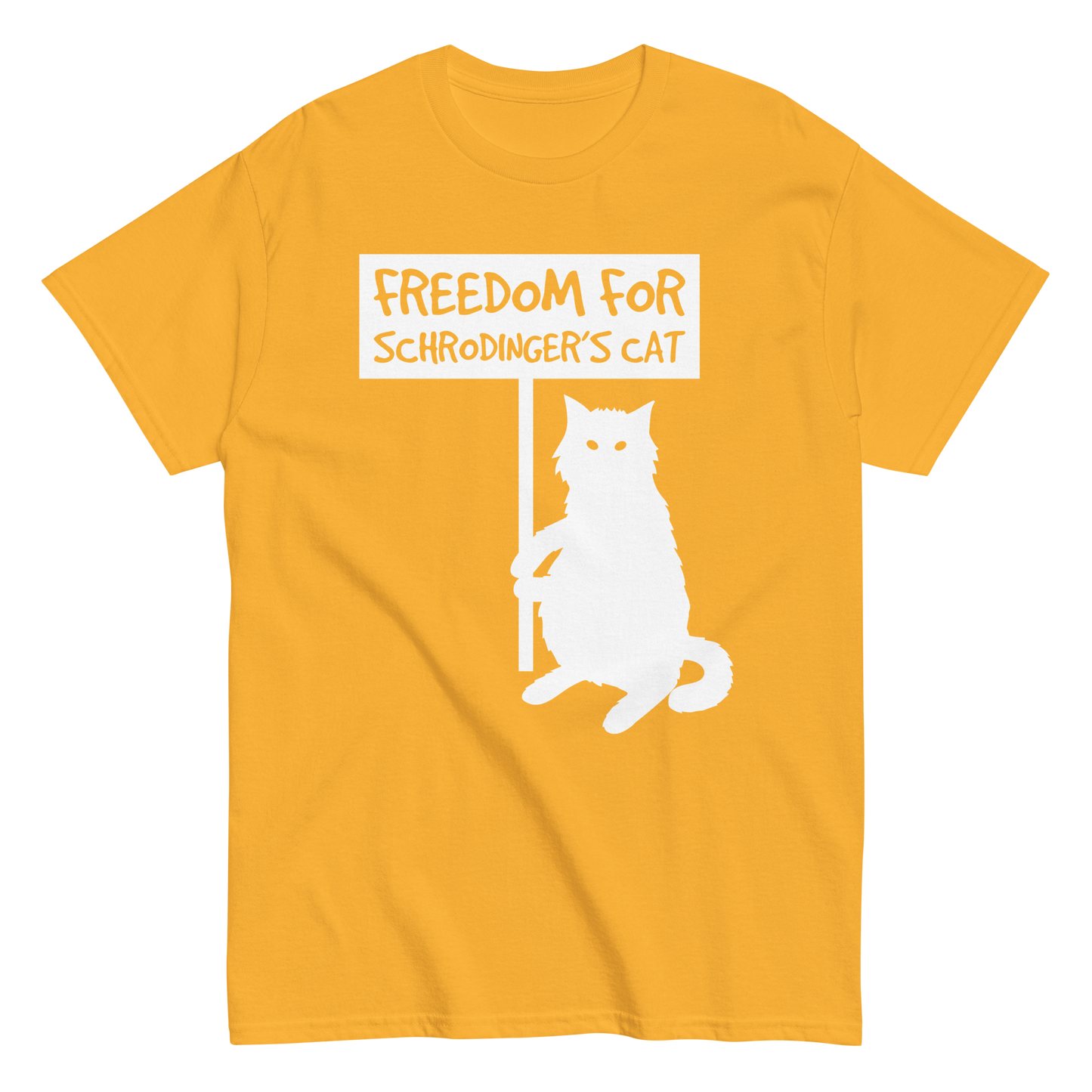 SCHRODINGER'S CAT Cat series unisex cotton t-shirt