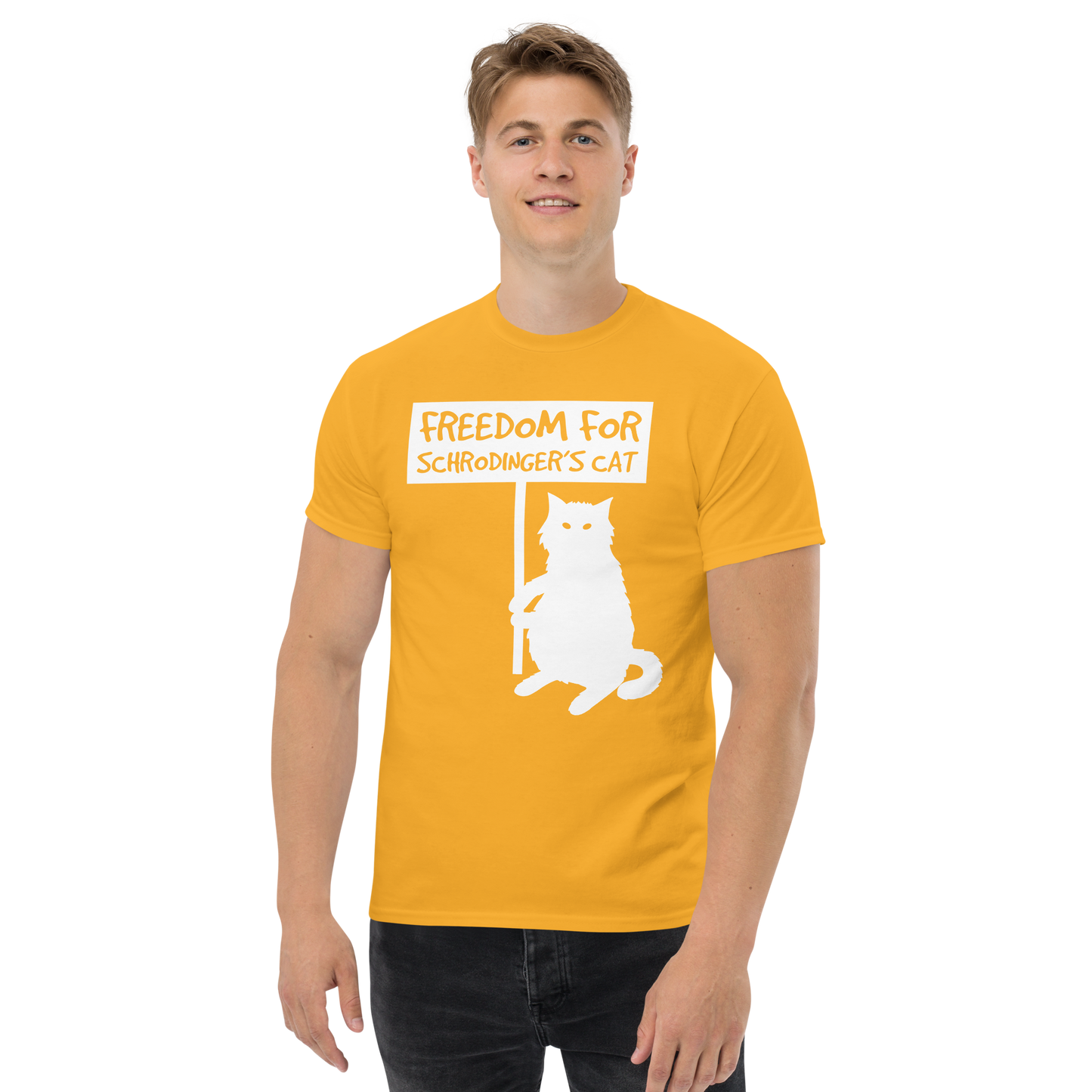 SCHRODINGER'S CAT Cat series unisex cotton t-shirt