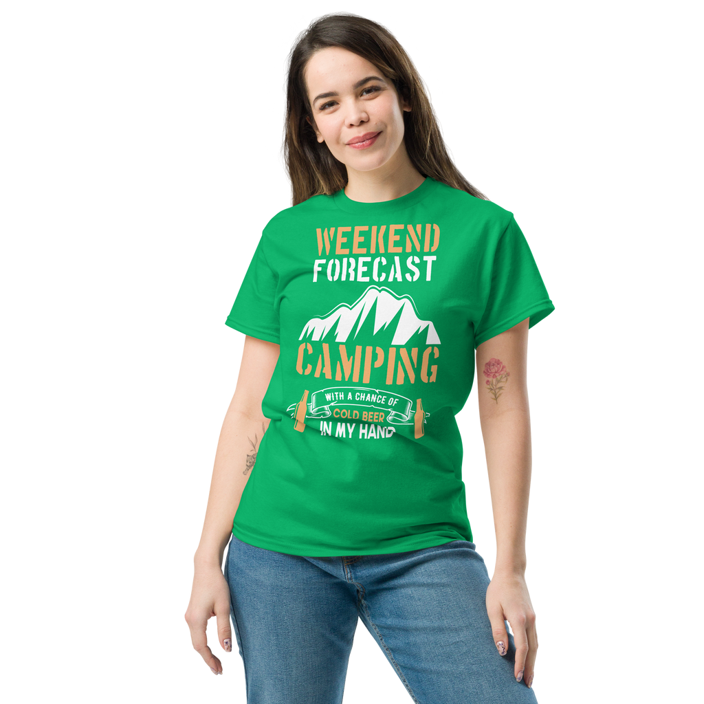 WEEKEND FORECAST unisex t-shirt