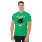BETTER WITH DOGS unisex t-shirt - Printoo Shop - - dog, Streetwear look, t-shirt, unisex, Unisex Classic Tee | Gildan 5000
