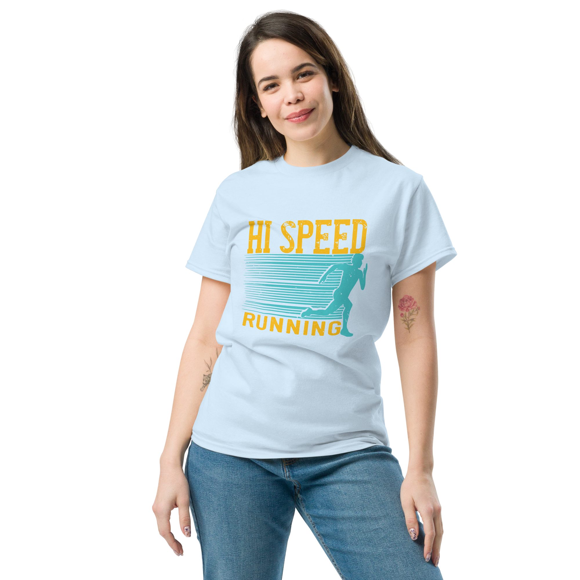 HIGH SPEED RUNNING unisex t-shirt