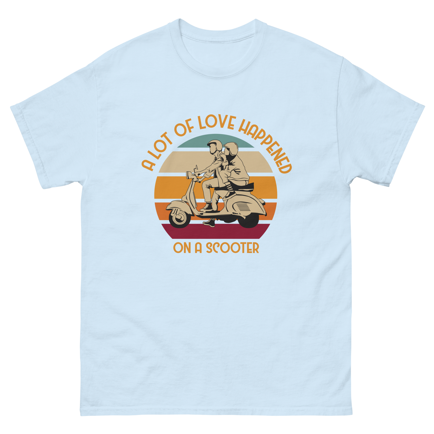 LOVE ON WHEELS unisex tee