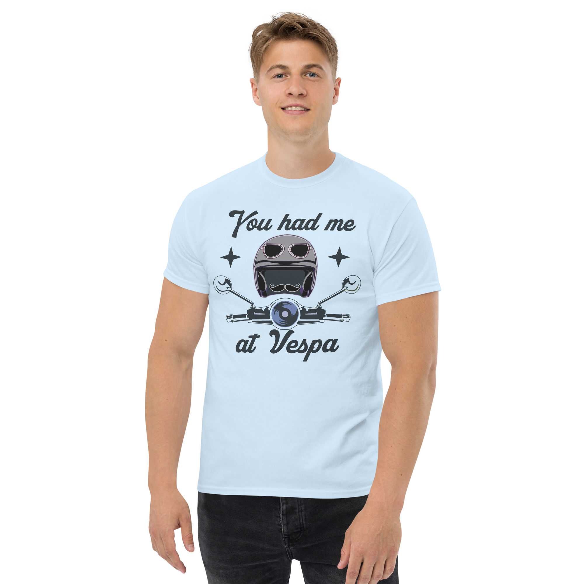 Camiseta unisex ME TIENES EN VESPA