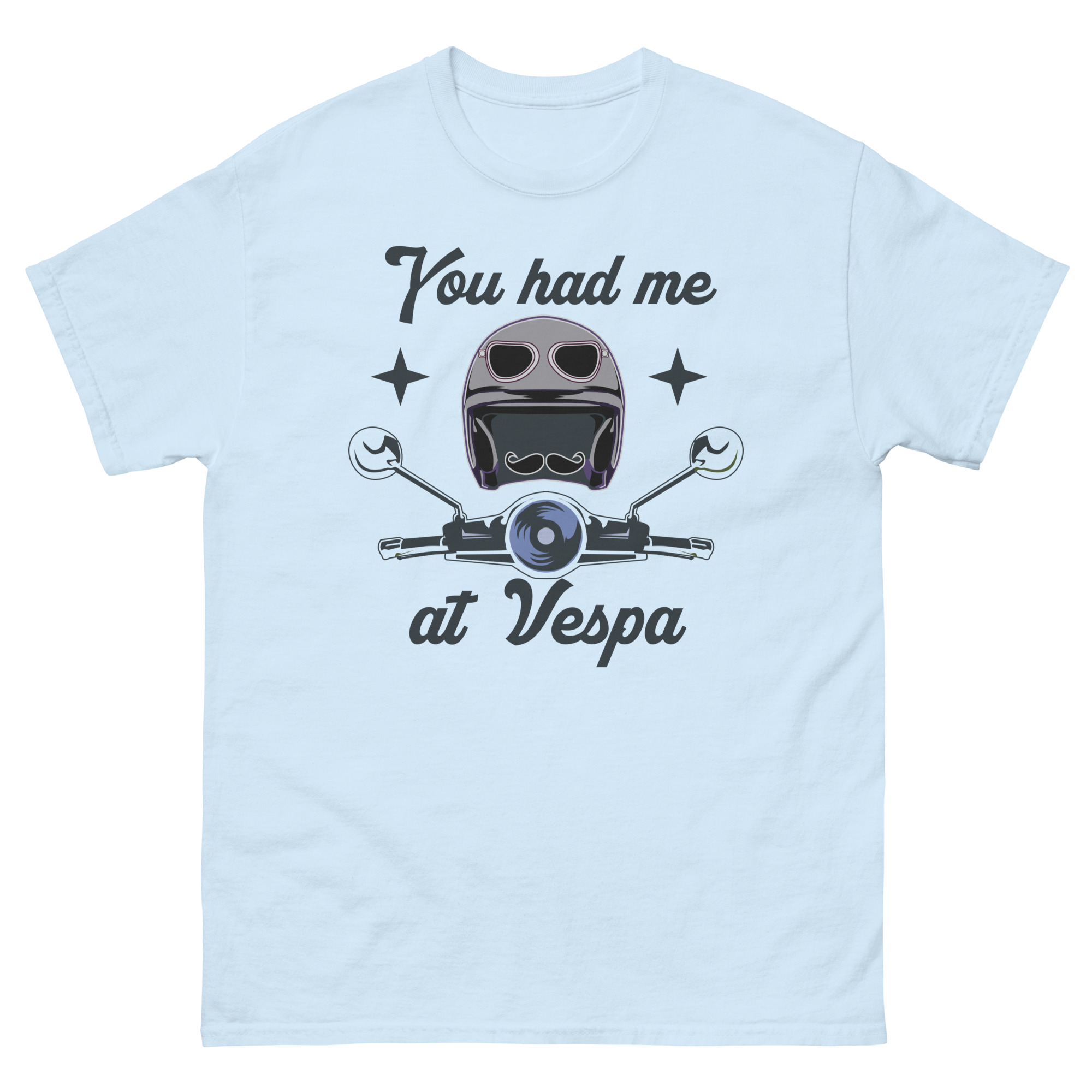 Camiseta unisex ME TIENES EN VESPA