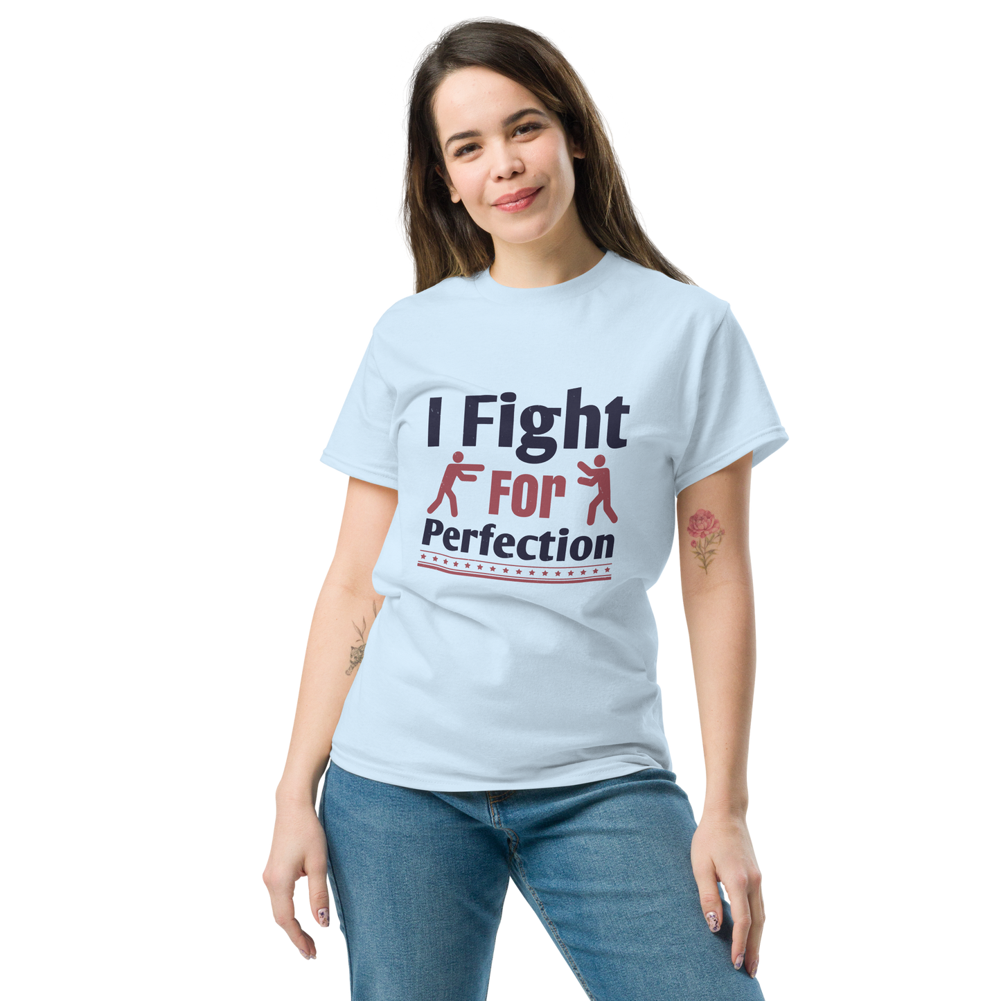 FIGHT FOR PERFECTION unisex boxing t-shirt