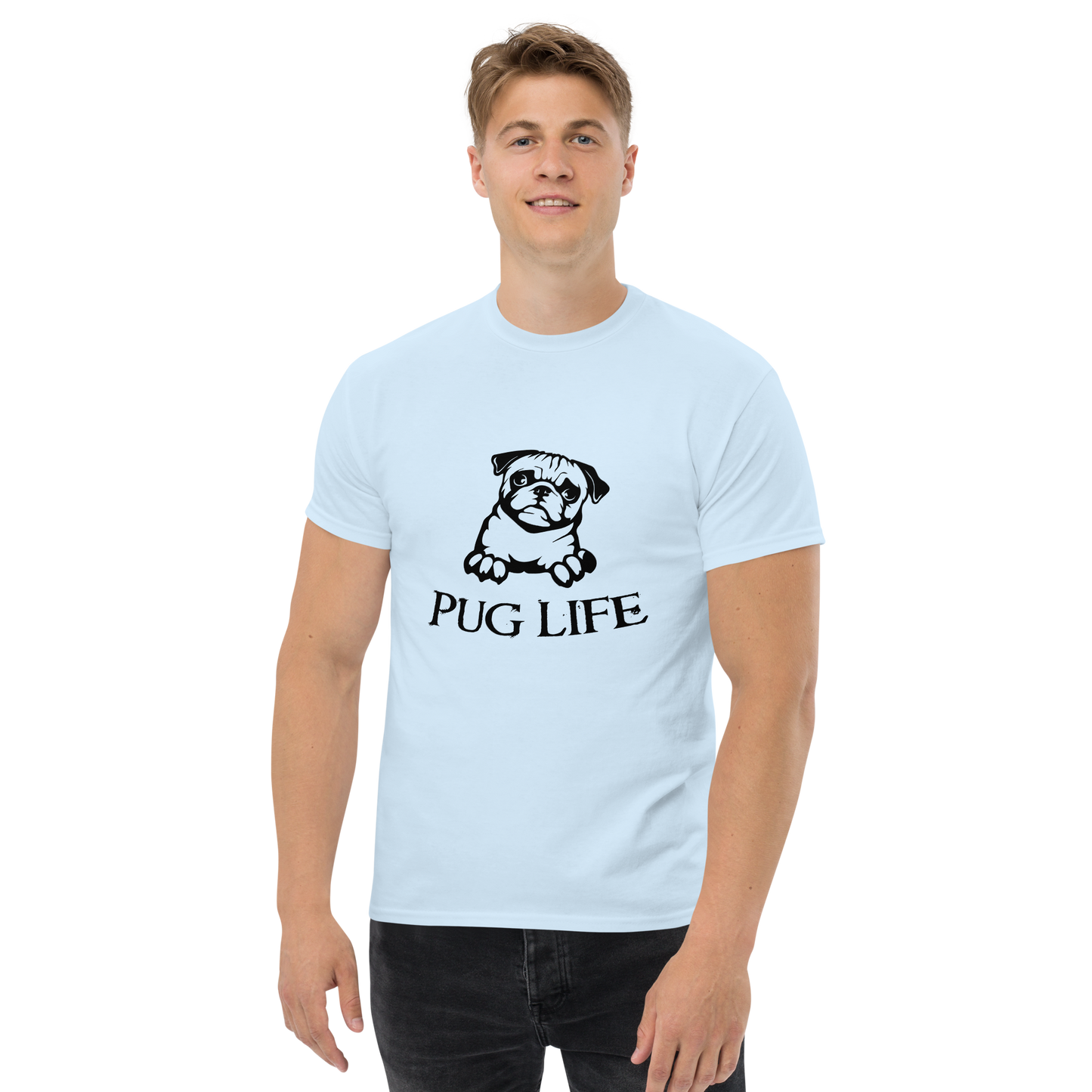 PUG LIFE unisex dog series t-shirt