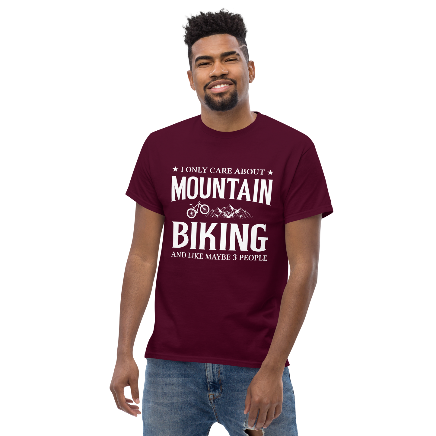 I ONLY CARE ABOUT MTB unisex t-shirt