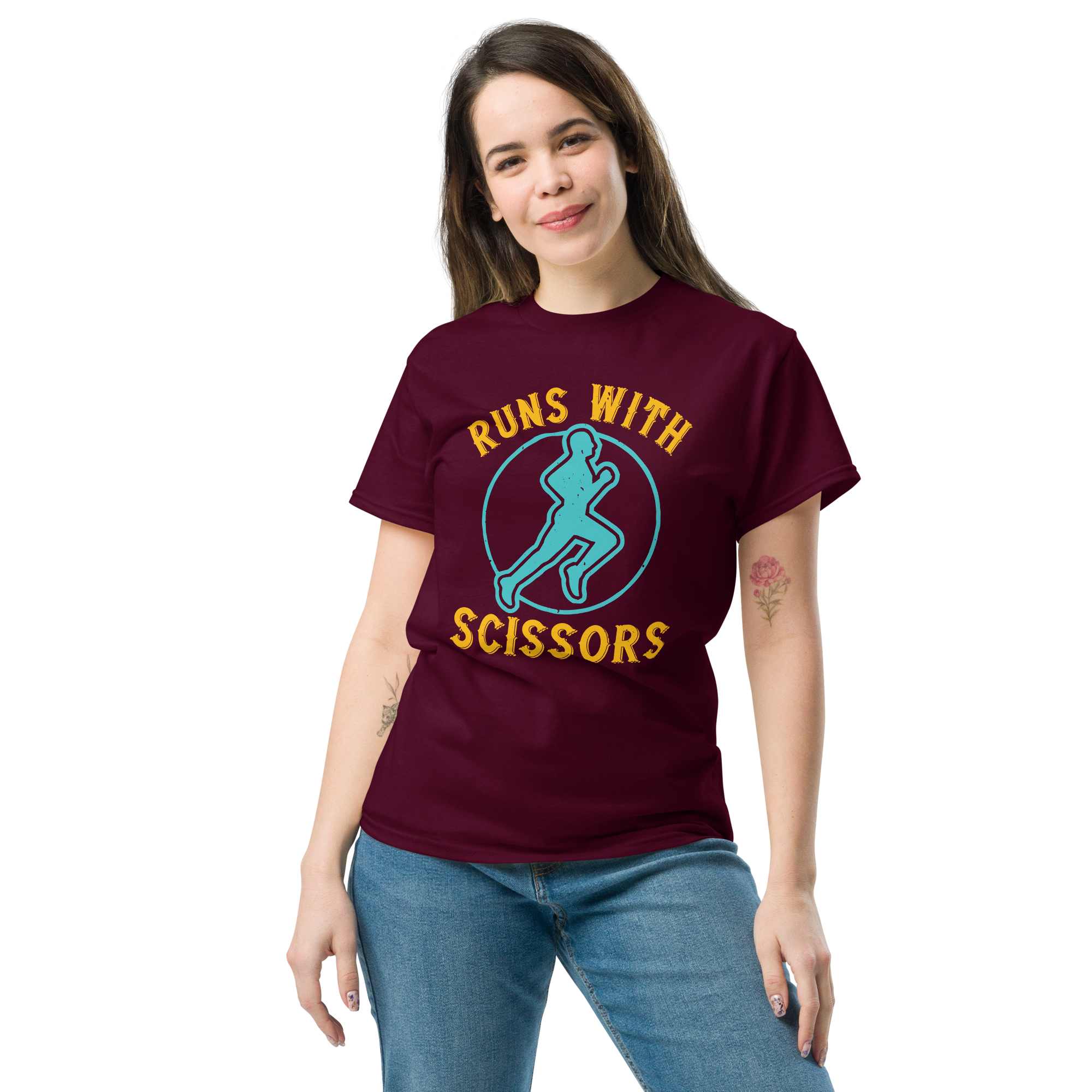 RUNS /w SCISSORS unisex t-shirt