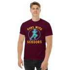 RUNS /w SCISSORS unisex t-shirt - Printoo Shop - - running, t-shirt, unisex, Unisex Classic Tee | Gildan 5000