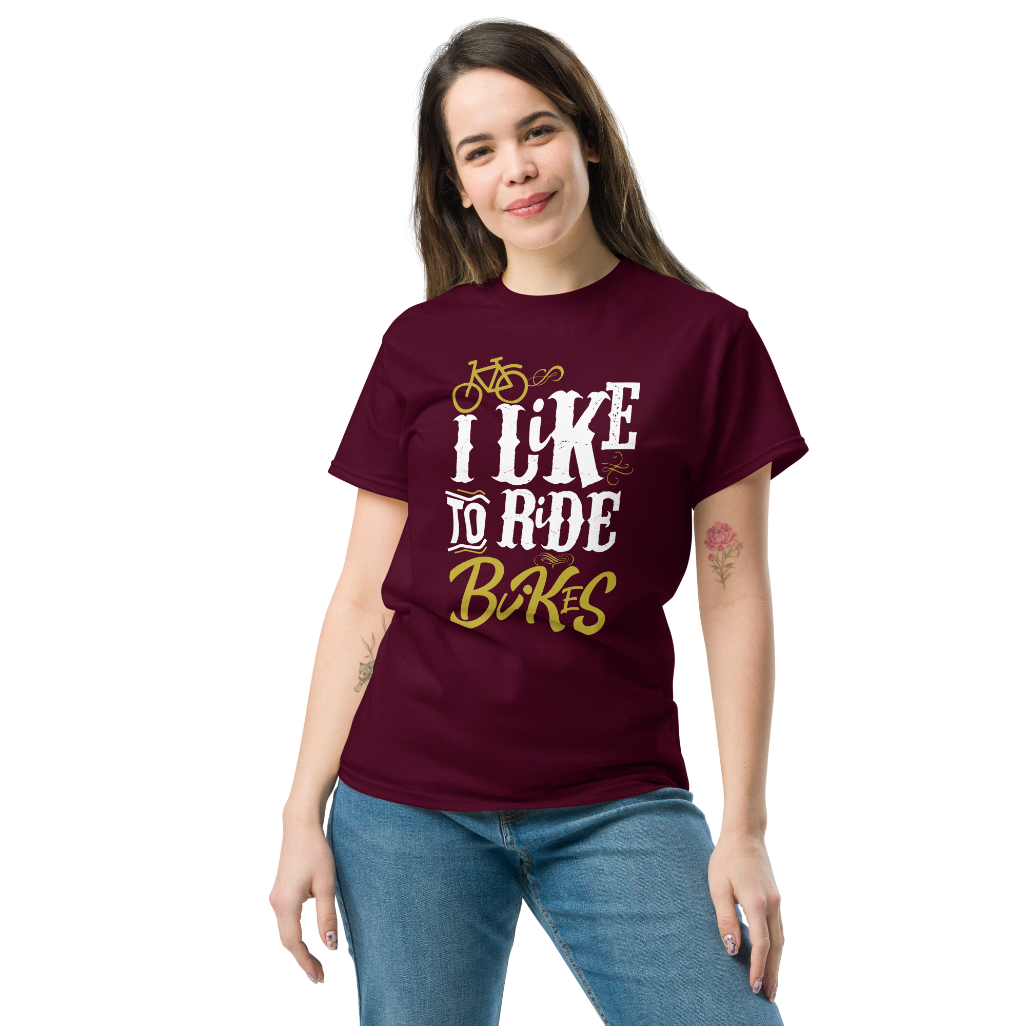 Unisex-T-Shirt „LIKE TO RIDE“