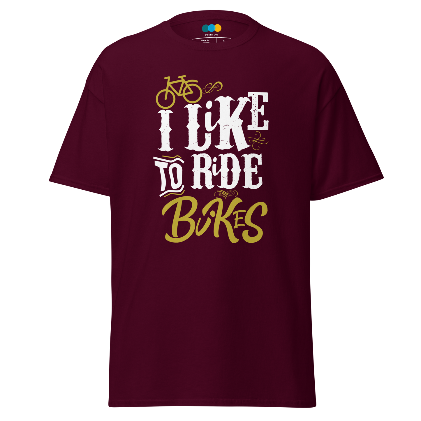 LIKE TO RIDE unisex cycling t-shirt