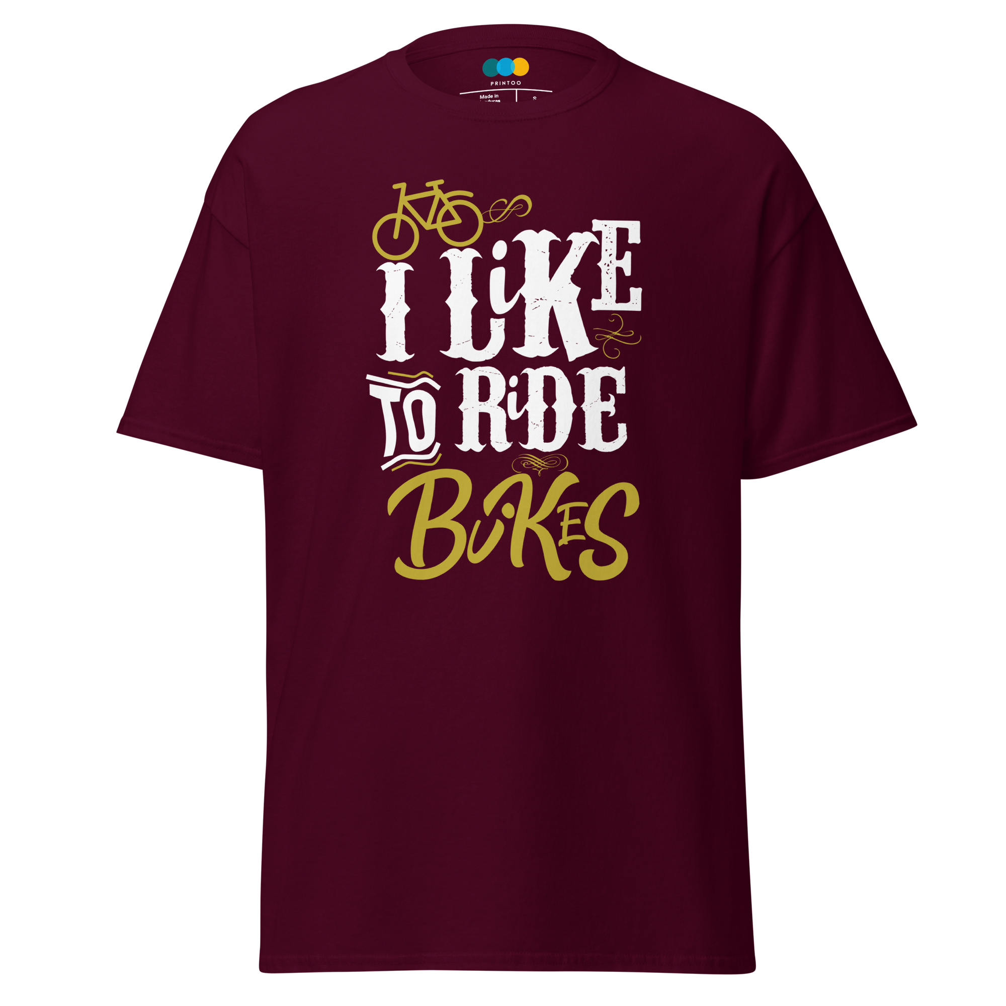 Unisex-T-Shirt „LIKE TO RIDE“