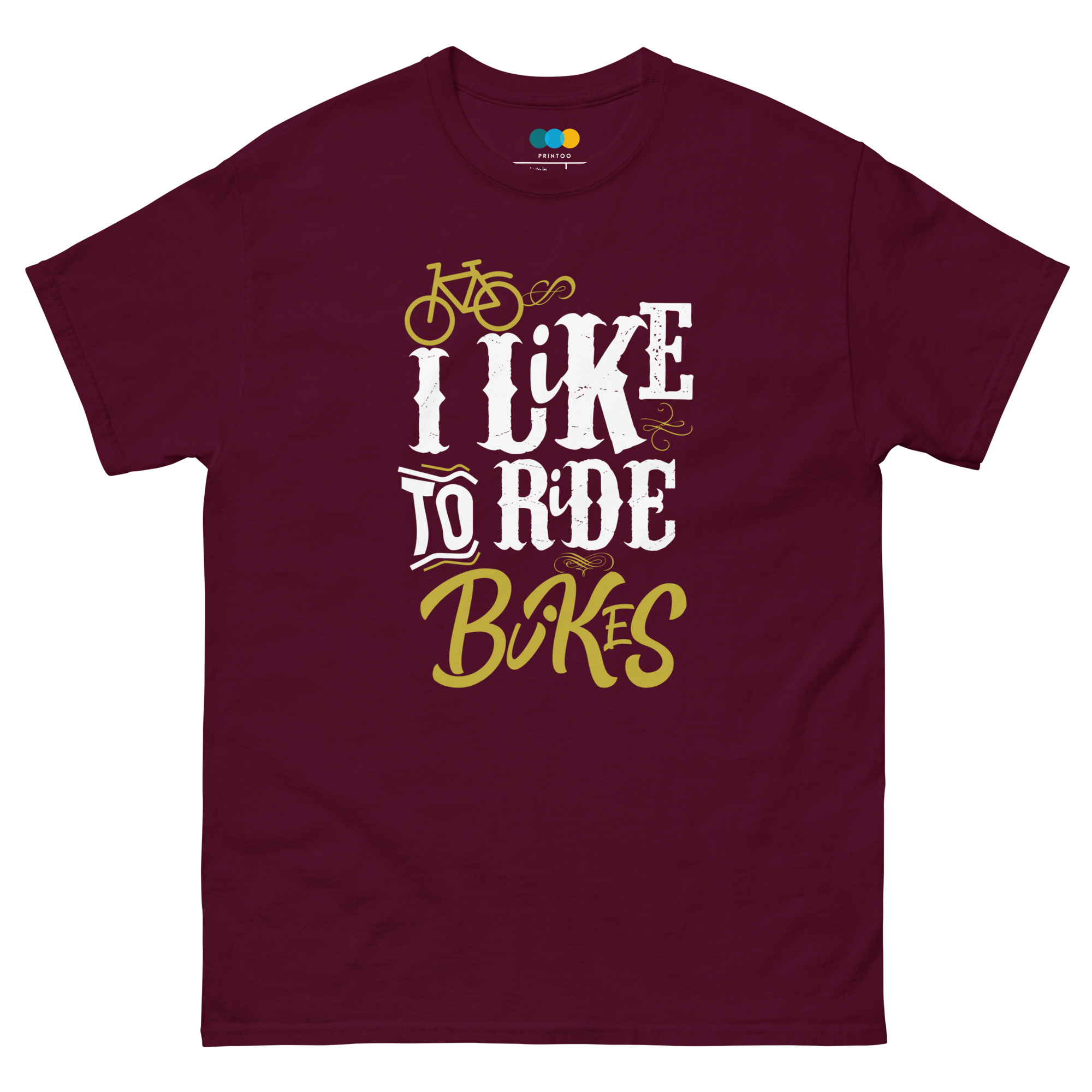 Unisex-T-Shirt „LIKE TO RIDE“