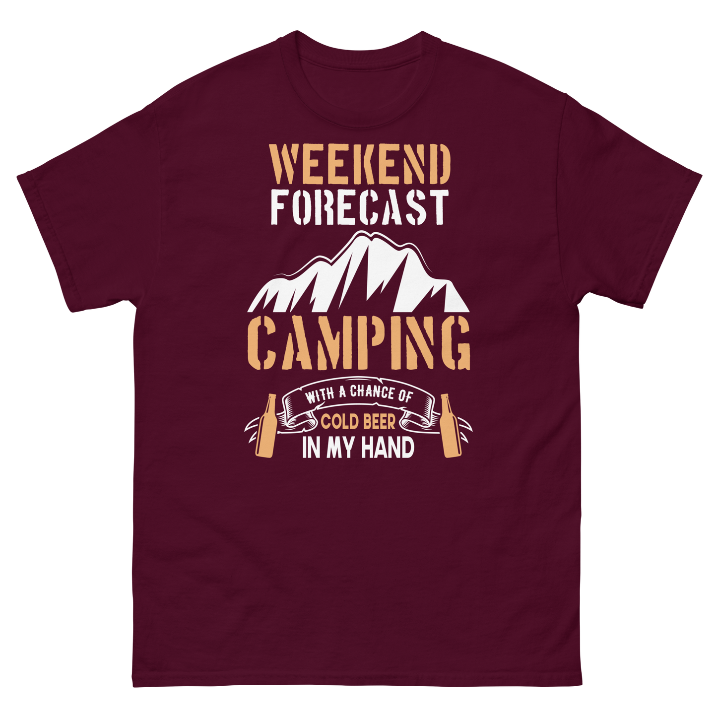 WEEKEND FORECAST unisex outdoor t-shirt