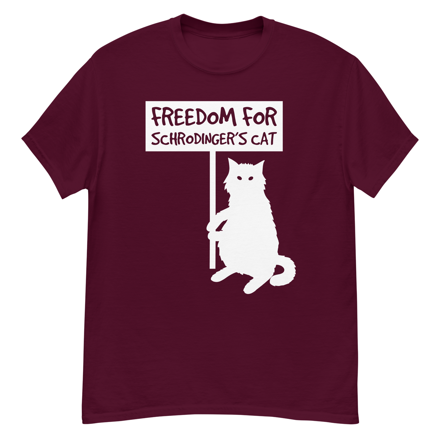 SCHRODINGER'S CAT Cat series unisex cotton t-shirt