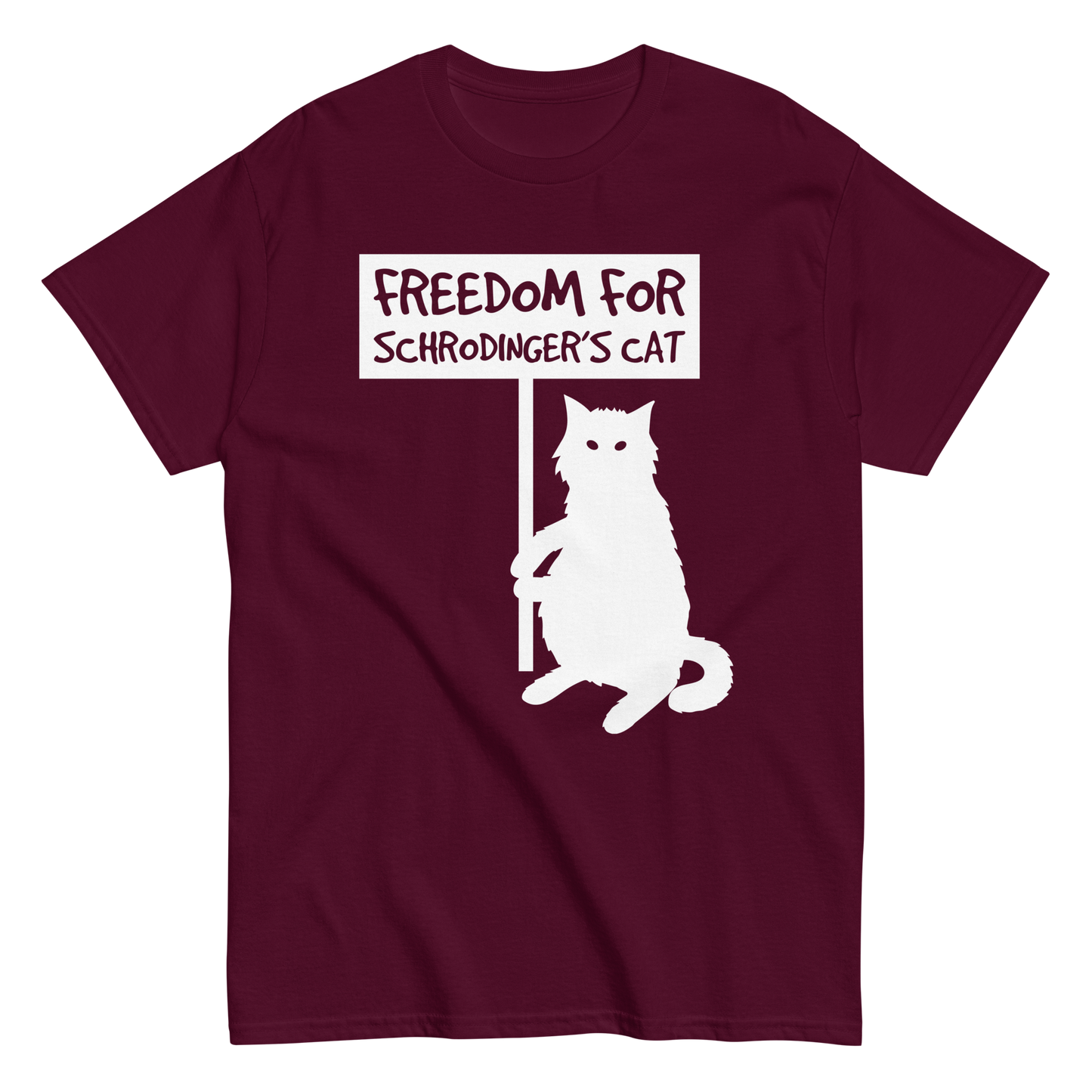 SCHRODINGER'S CAT Cat series unisex cotton t-shirt