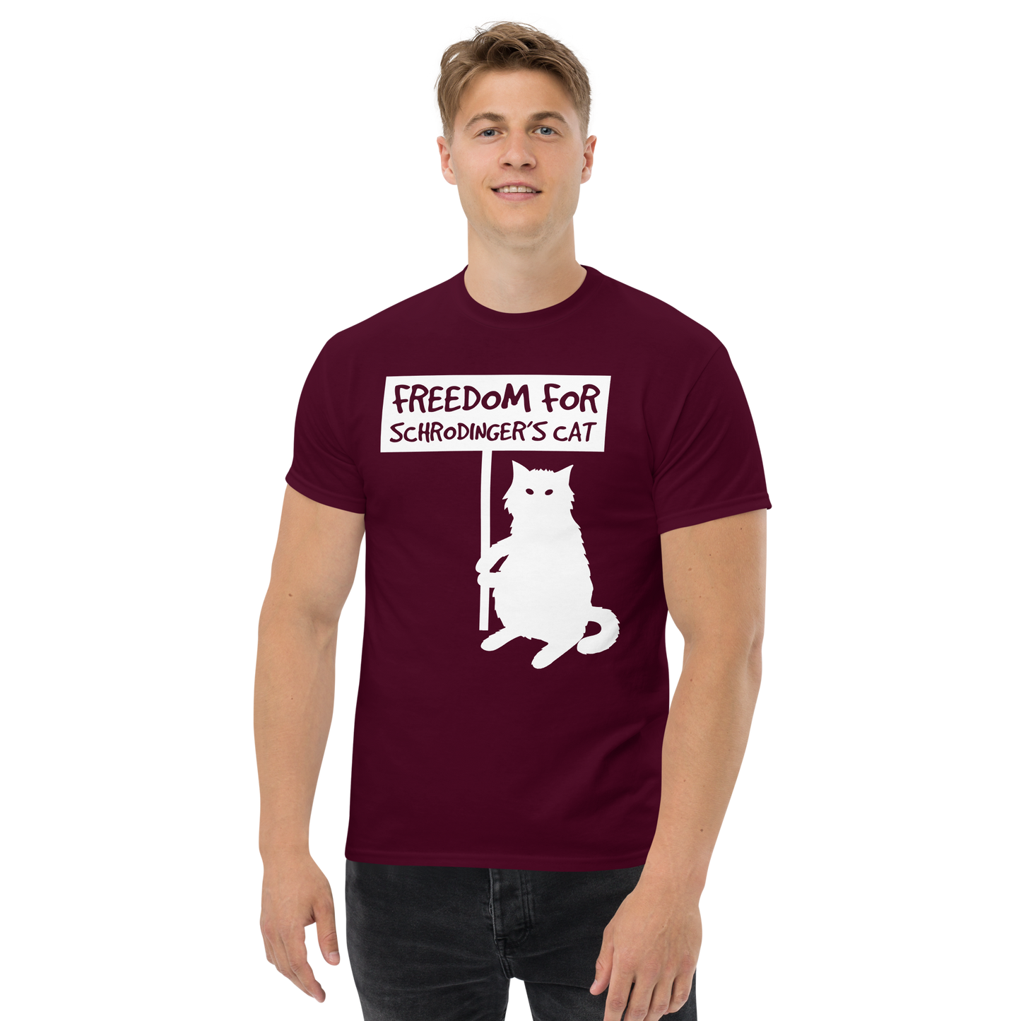 SCHRODINGER'S CAT Cat series unisex cotton t-shirt