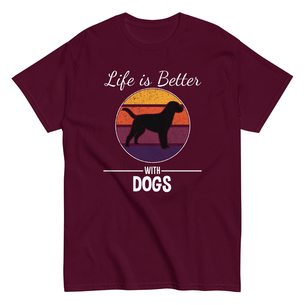 BESSER MIT HUNDEN Unisex T-Shirt