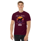 BETTER WITH DOGS unisex t-shirt - Printoo Shop - - dog, Streetwear look, t-shirt, unisex, Unisex Classic Tee | Gildan 5000