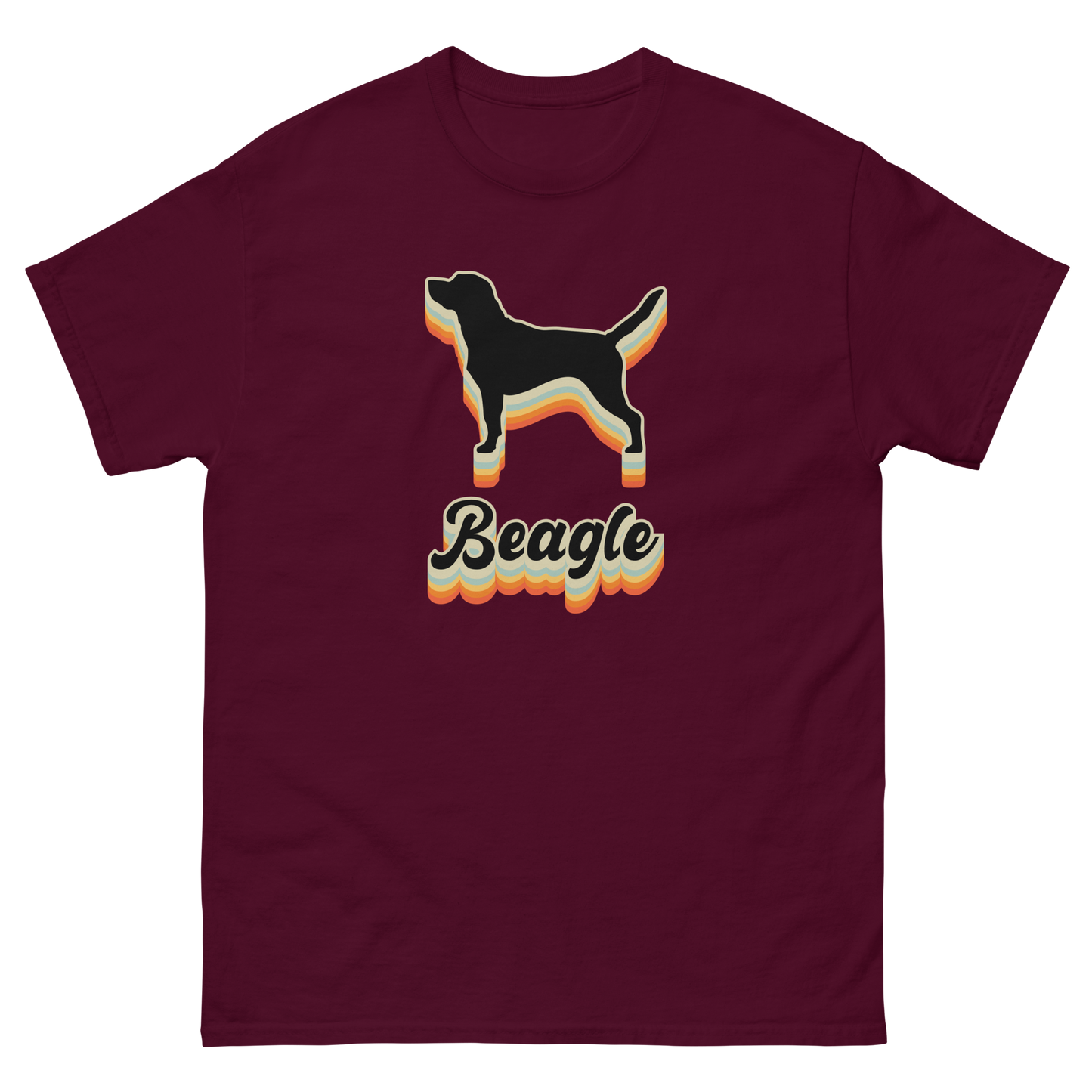 BEAGLE DARK unisex dog series t-shirt