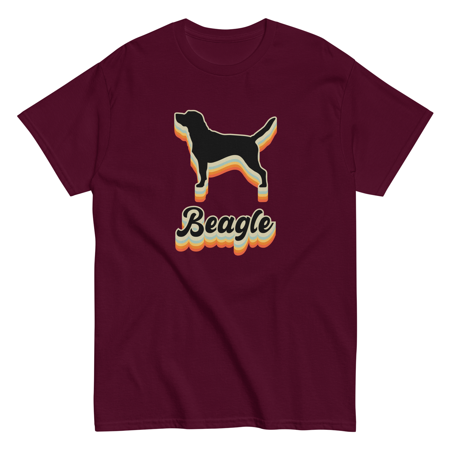 BEAGLE DARK unisex dog series t-shirt