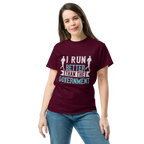 I RUN BETTER unisex t-shirt - Printoo Shop - - running, t-shirt, unisex, Unisex Classic Tee | Gildan 5000