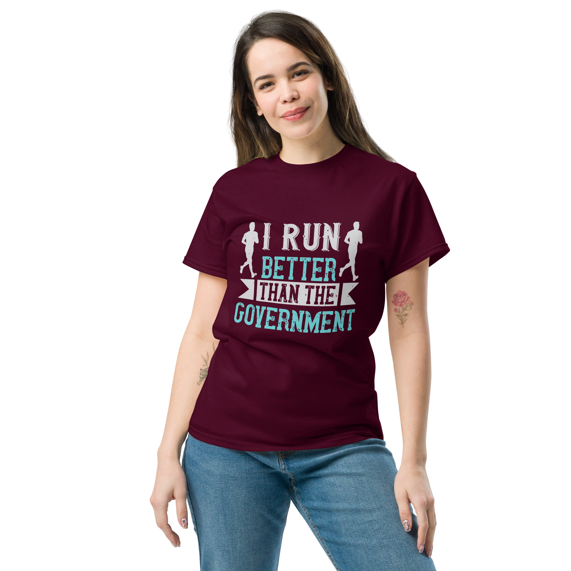 I RUN BETTER unisex t-shirt