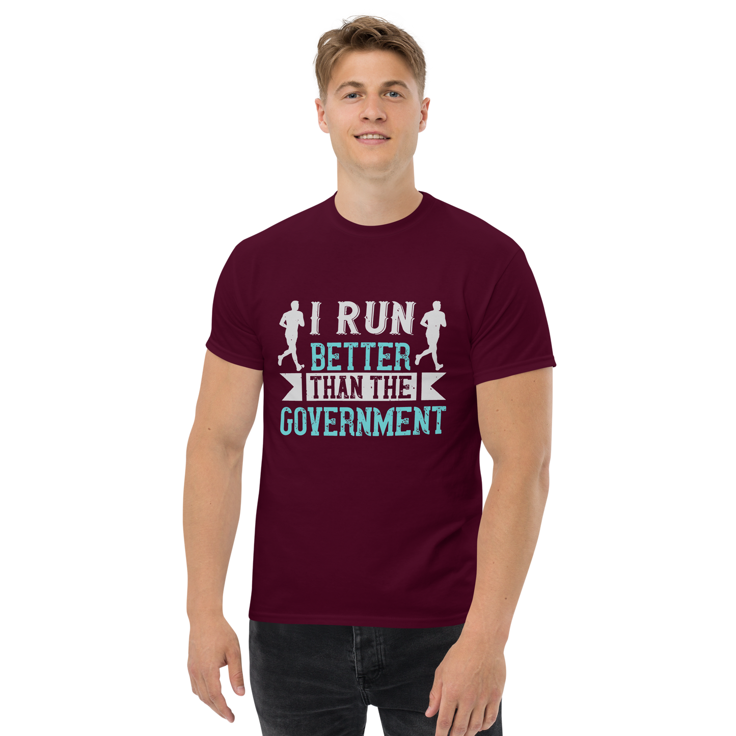 I RUN BETTER unisex running t-shirt