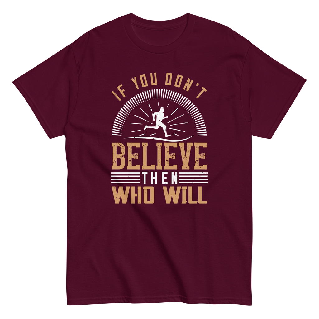 BELIEVE IT unisex running t-shirt