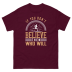 BELIEVE IT unisex t-shirt - Printoo Shop - - running, t-shirt, unisex, Unisex Classic Tee | Gildan 5000