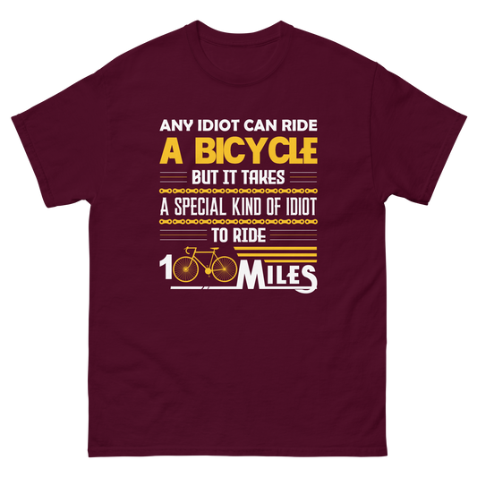 100 MILES unisex cycling t-shirt