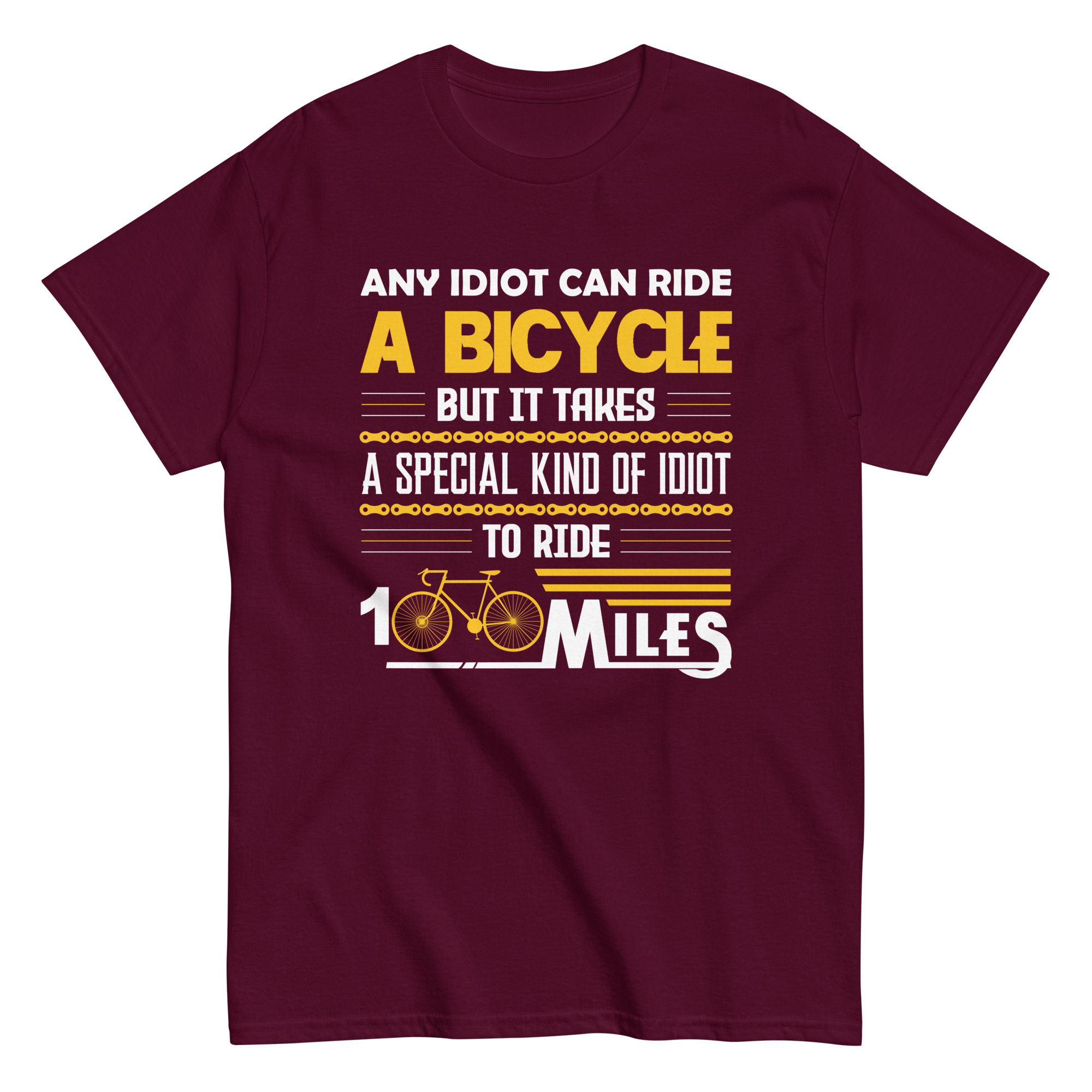 100 MILES unisex t-shirt
