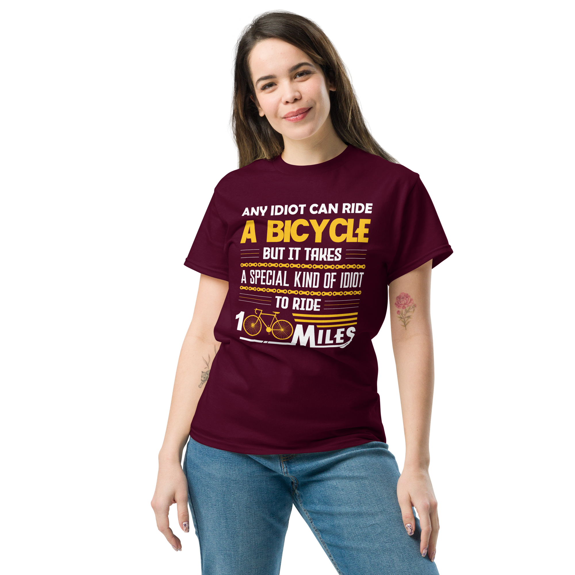 100 MILES unisex t-shirt