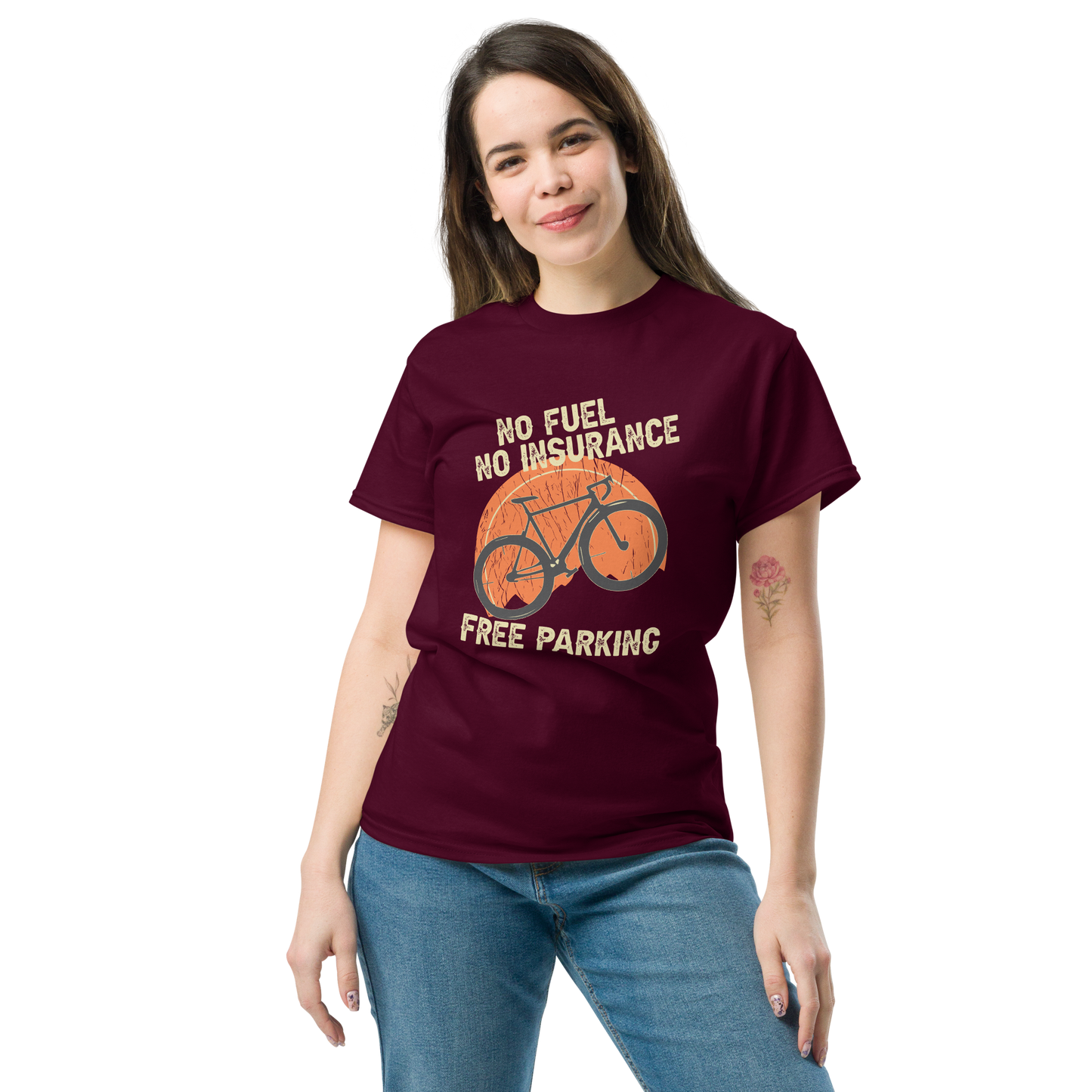 NO FUEL - NO INSURANCE - FREE PARKING unisex t-shirt