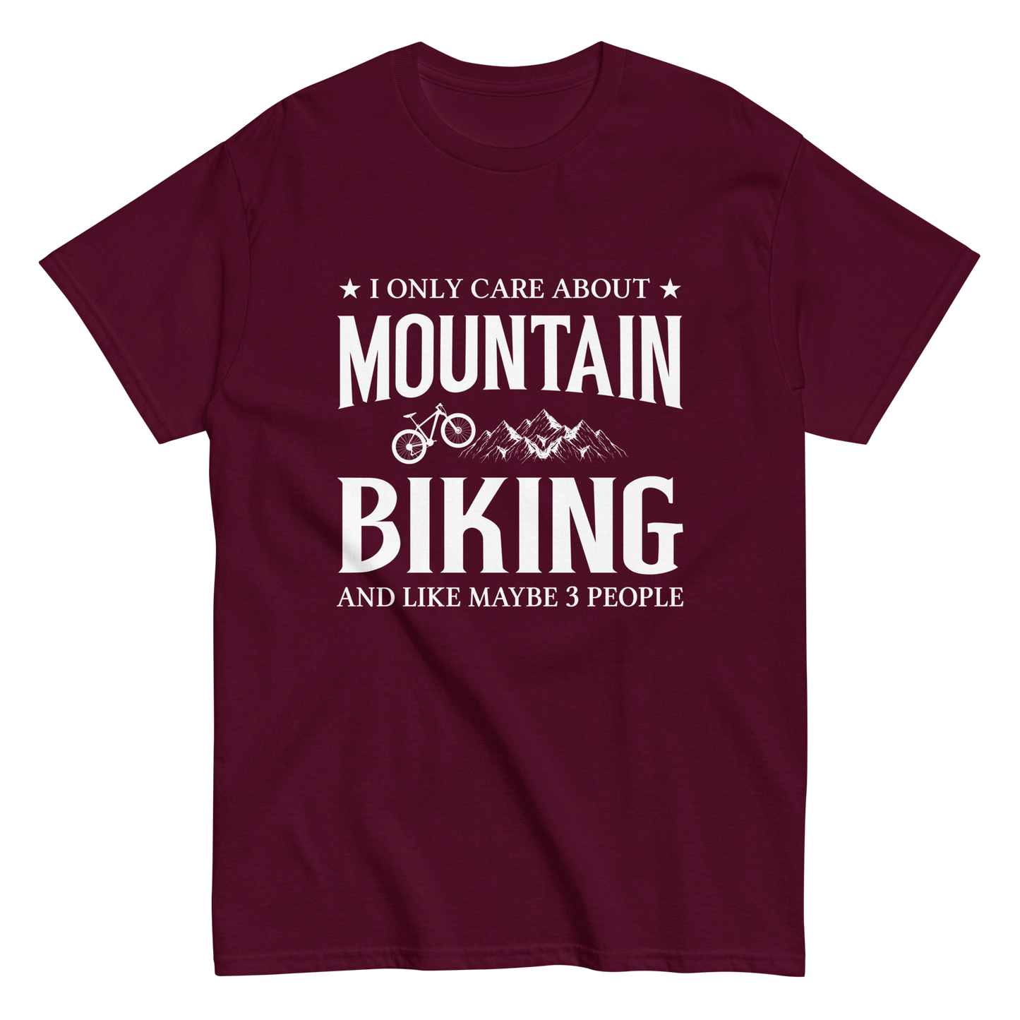 I ONLY CARE ABOUT MTB unisex t-shirt