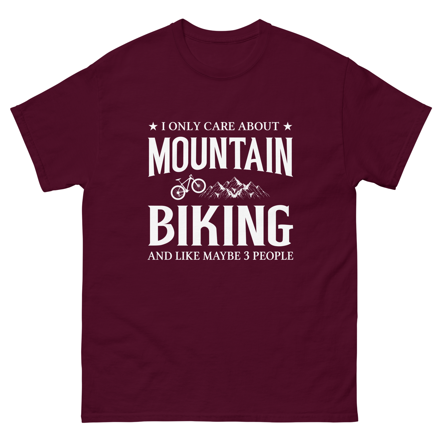 I ONLY CARE ABOUT MTB unisex t-shirt