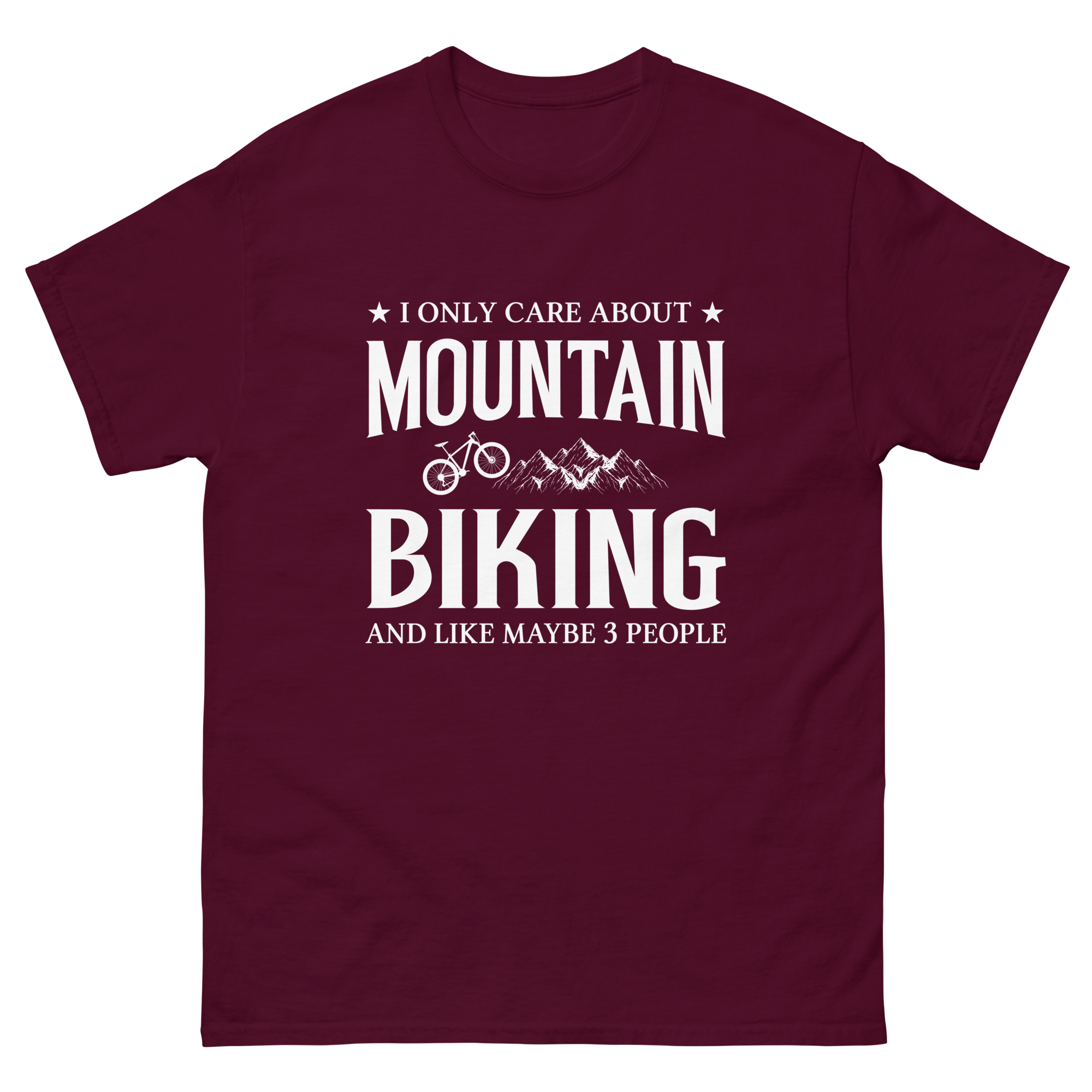 I ONLY CARE ABOUT MTB unisex t-shirt