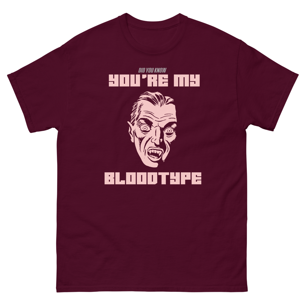 MY BLOODTYPE unisex t-shirt