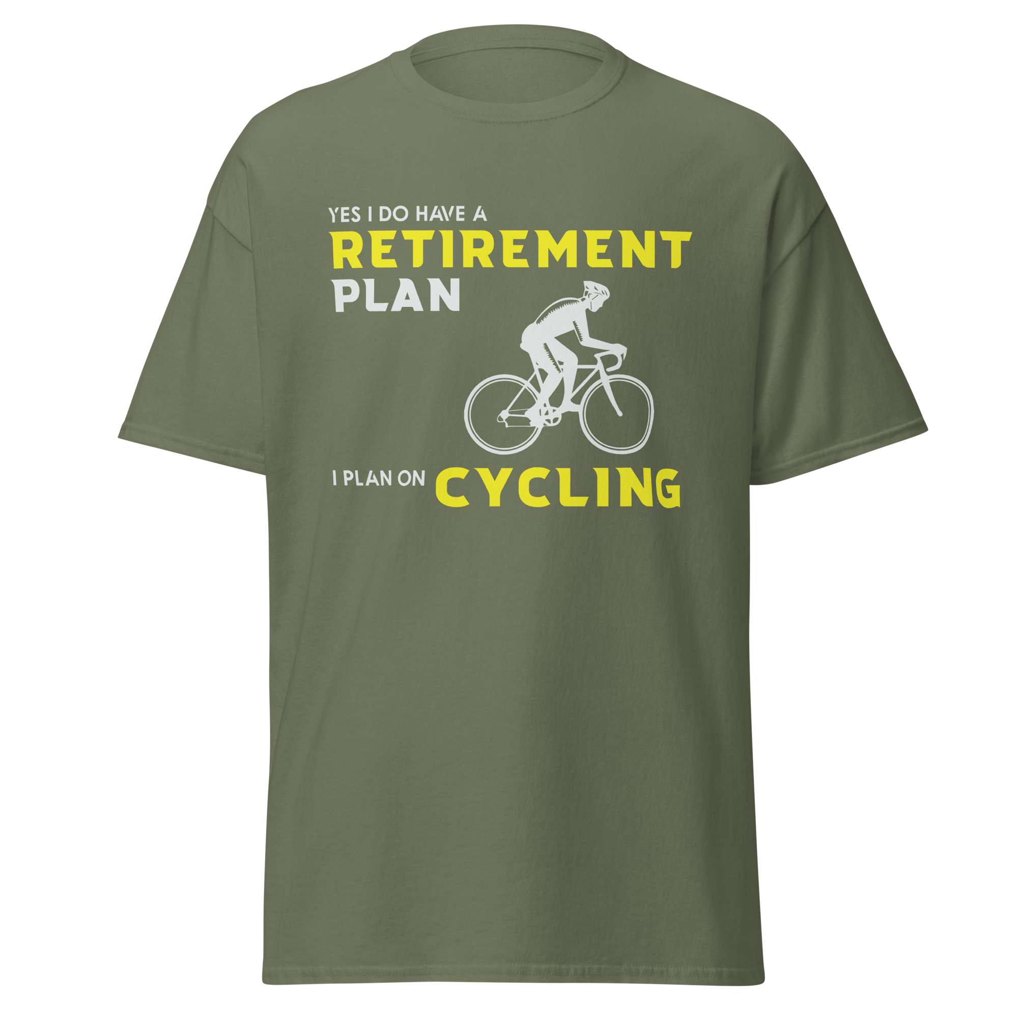 Ich plane Radfahren Unisex T-Shirt
