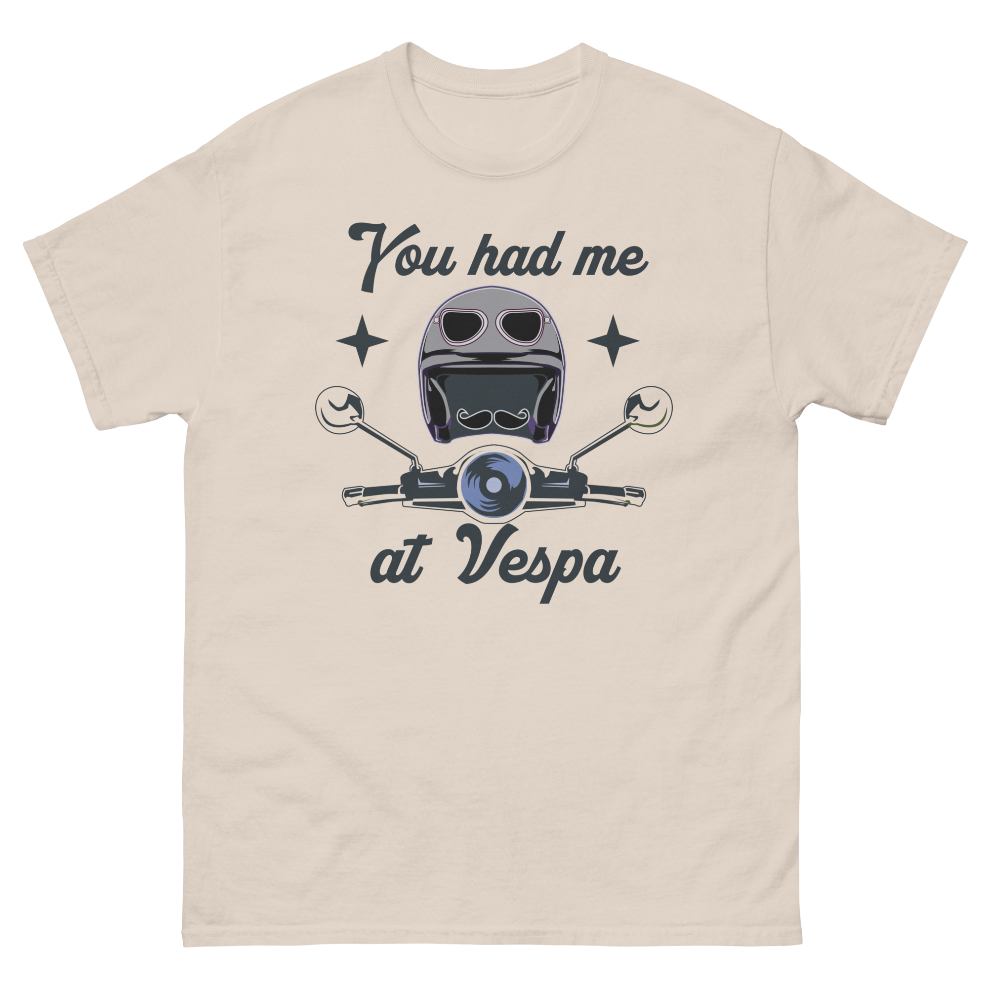 Camiseta unisex ME TIENES EN VESPA