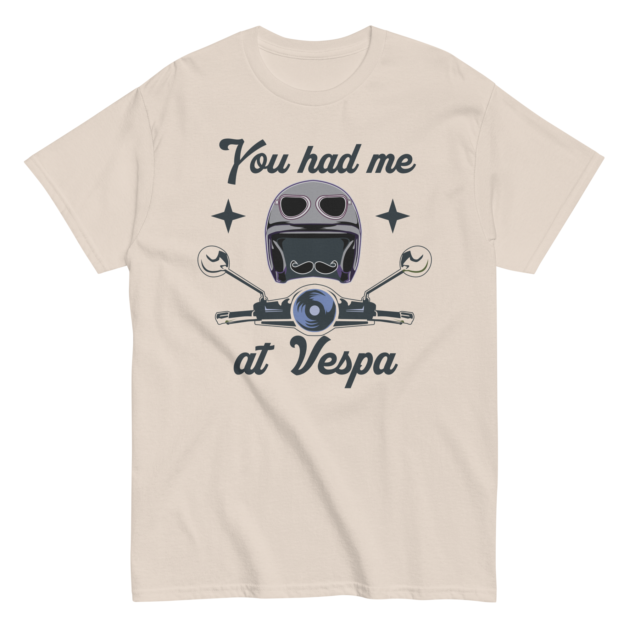 Camiseta unisex ME TIENES EN VESPA